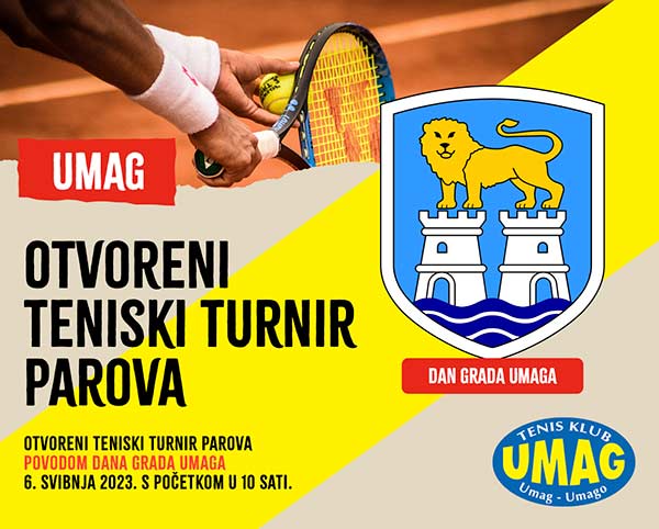 Otvoreni teniski turnir parova u Tenis klubu Umag povodom Dana Grada - 6. svibnja 2023.