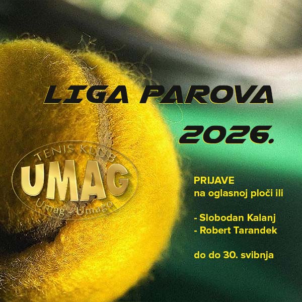 PRIJAVE ZA KLUPSKU LIGU PAROVA 2026.